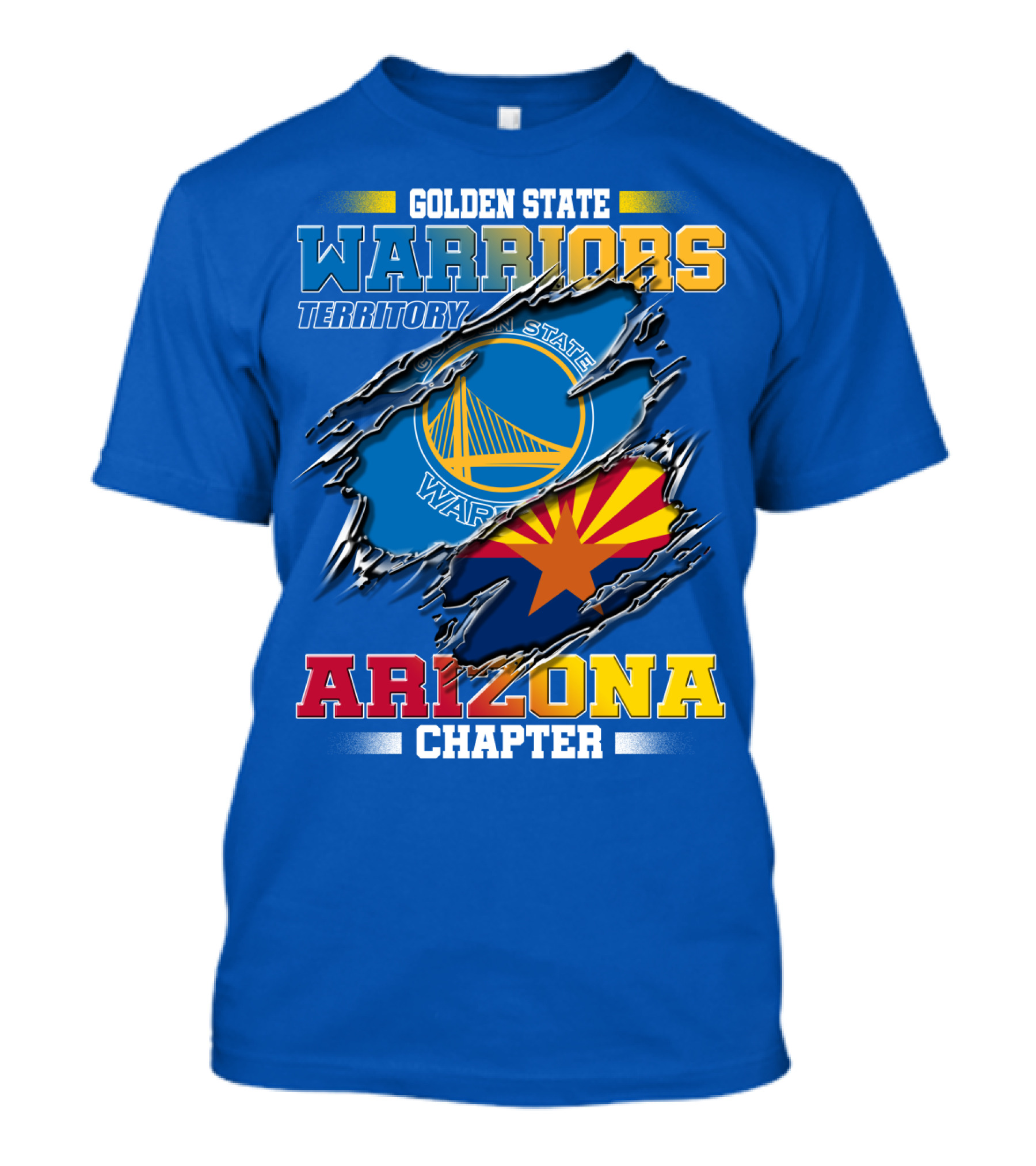 Golden State Warriors Territory Arizona Chapter T-Shirt