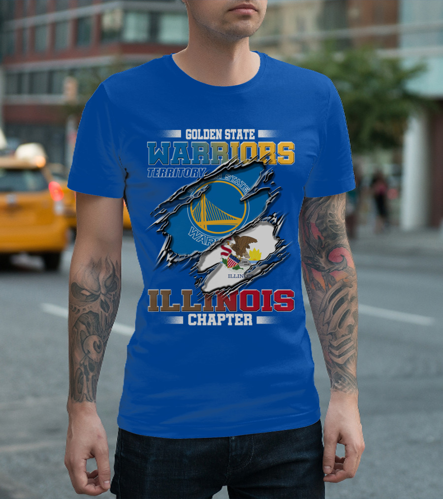 Golden State Warriors Territory Illinois Chapter T-Shirt