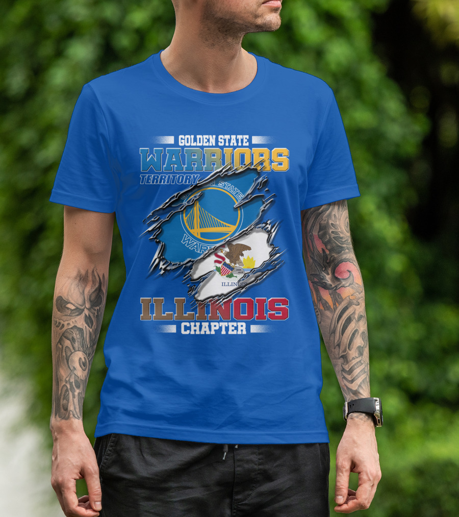 Golden State Warriors Territory Illinois Chapter T-Shirt