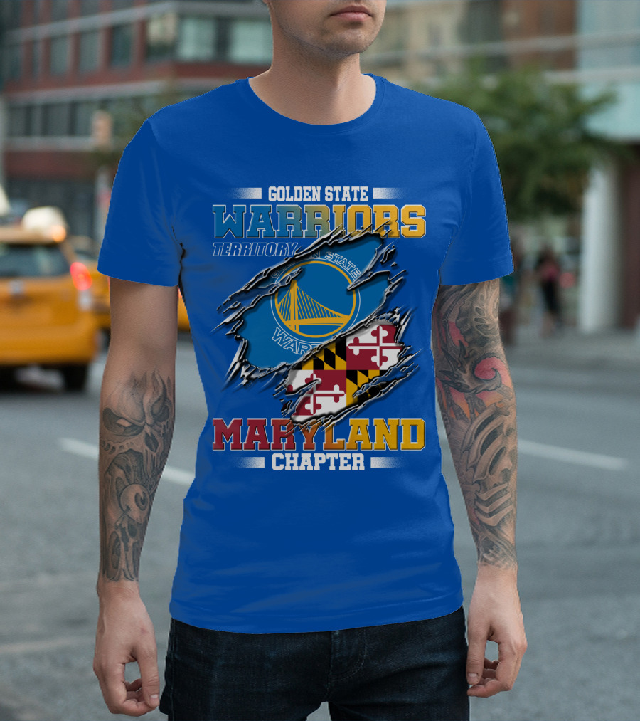 Golden State Warriors Territory Maryland Chapter T-Shirt