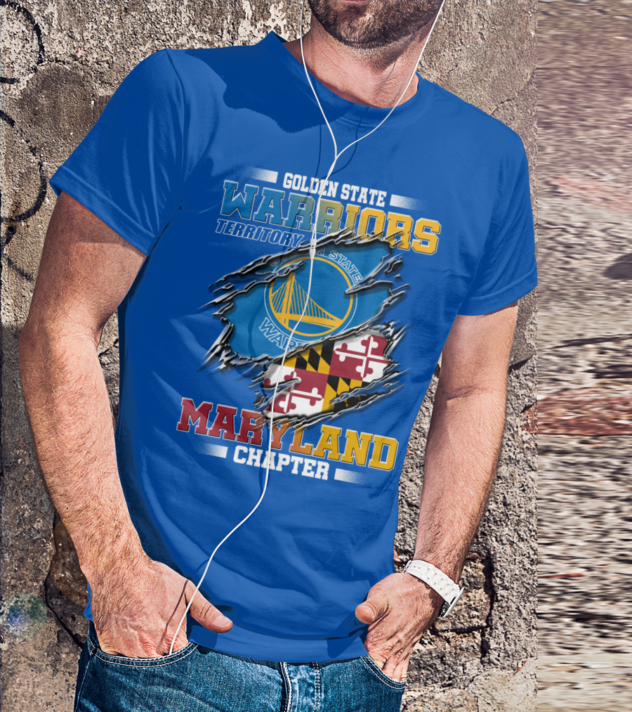 Golden State Warriors Territory Maryland Chapter T-Shirt