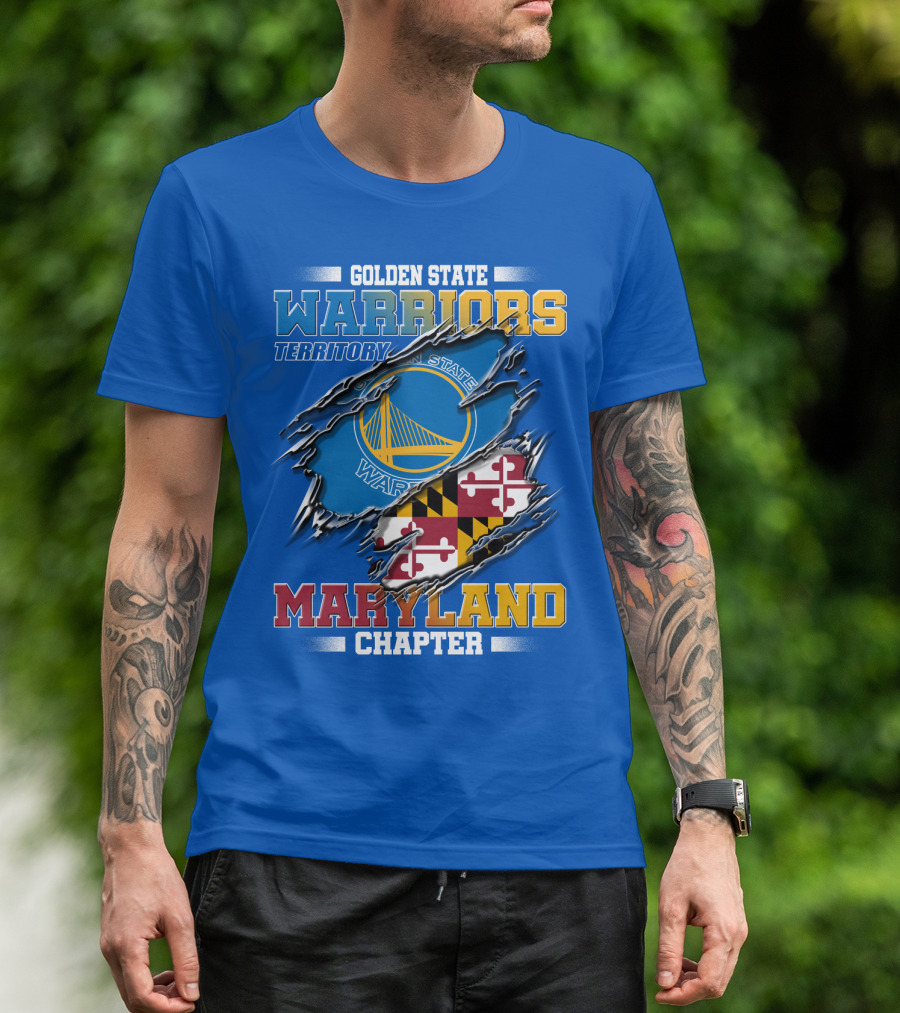 Golden State Warriors Territory Maryland Chapter T-Shirt