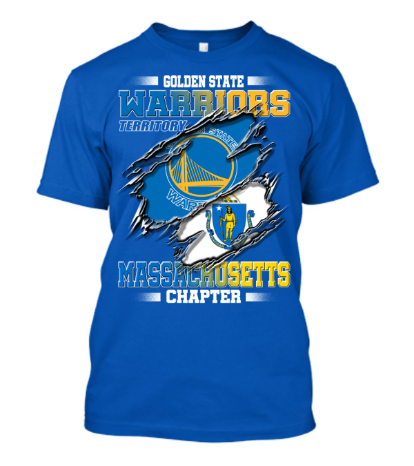 Golden State Warriors Territory Massachusetts Chapter T-Shirt