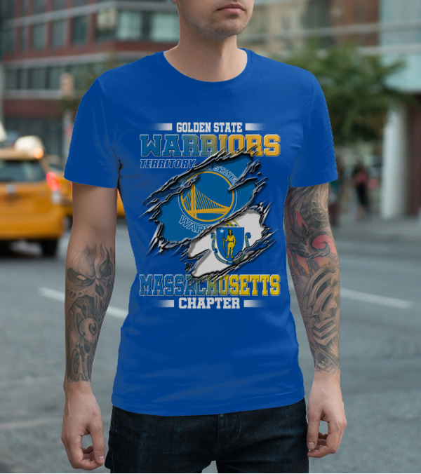 Golden State Warriors Territory Massachusetts Chapter T-Shirt