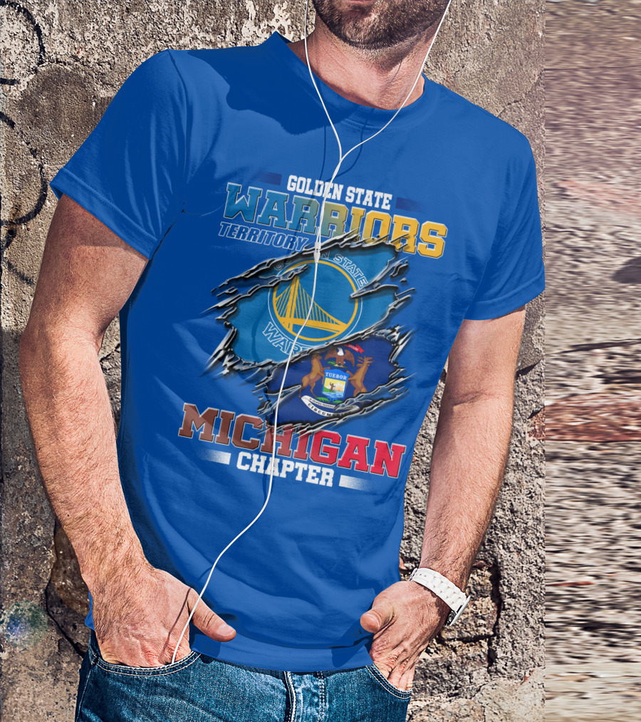 Golden State Warriors Territory Michigan Chapter T-Shirt