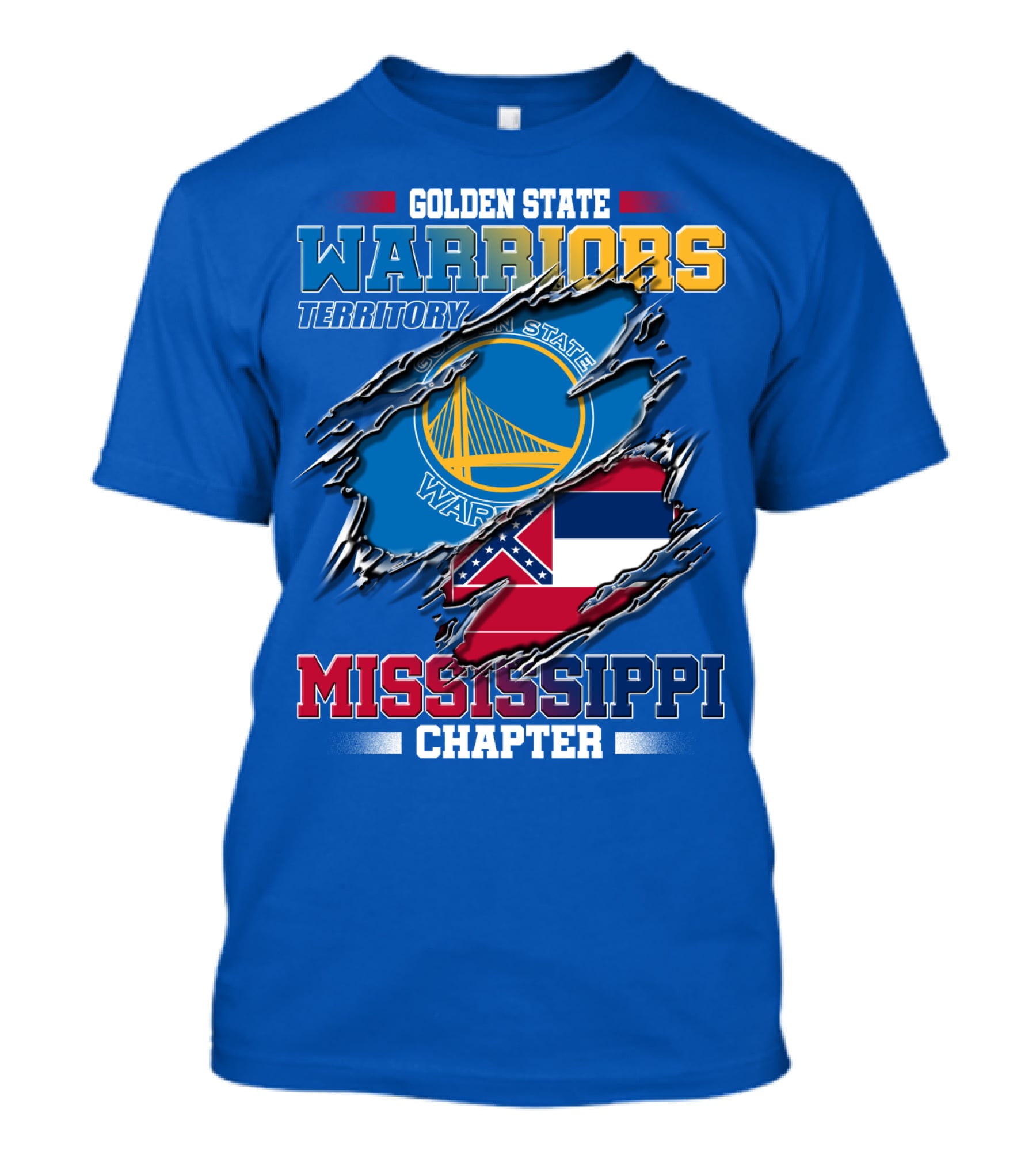 Golden State Warriors Territory Mississippi Chapter T-Shirt