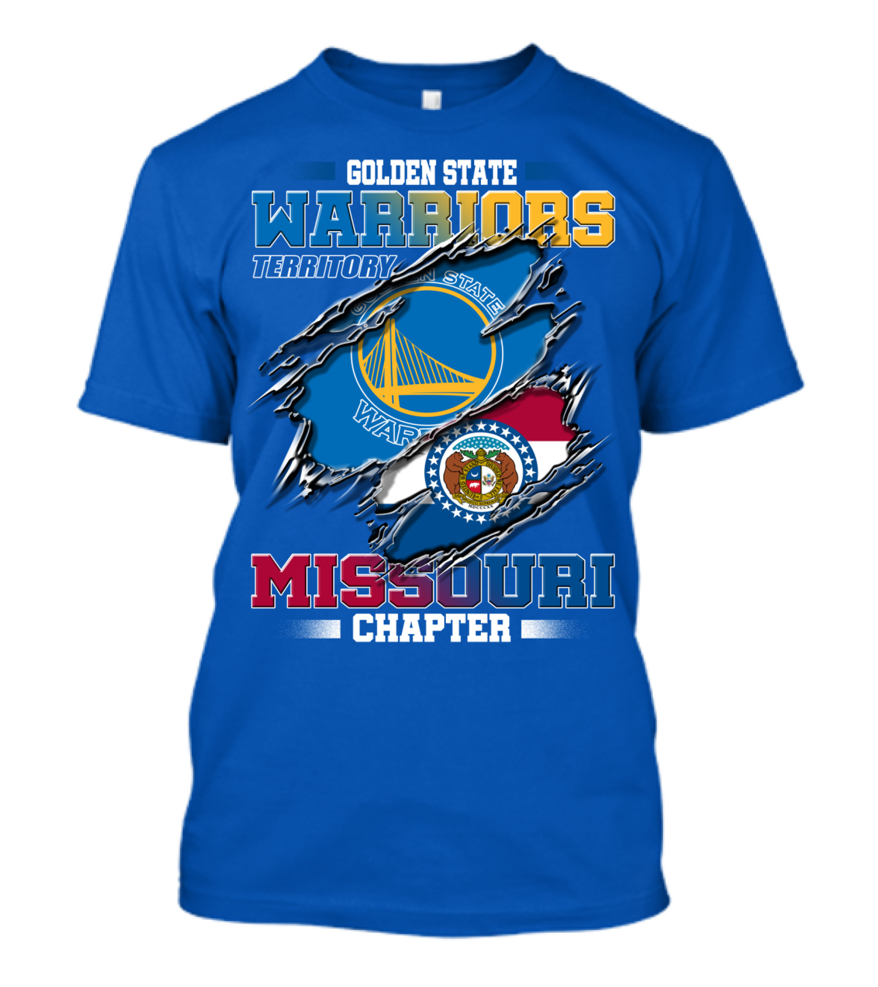Golden State Warriors Territory Missouri Chapter T-Shirt