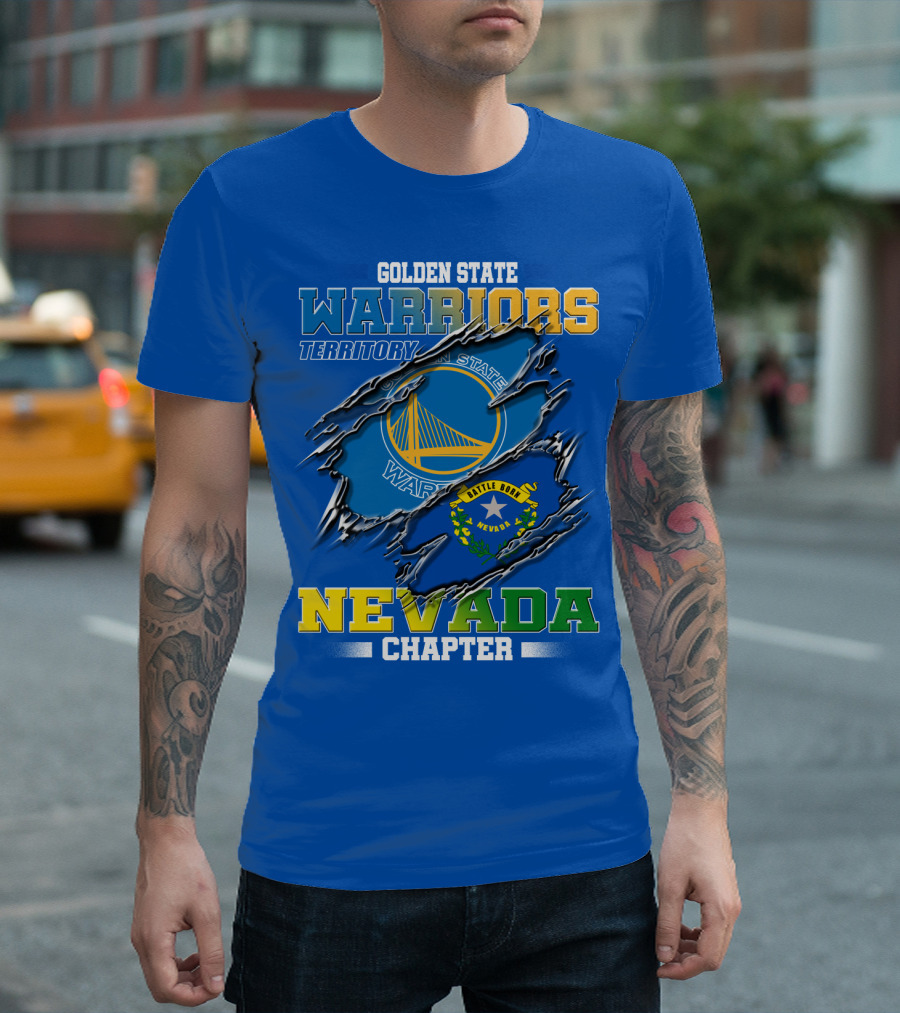 Golden State Warriors Territory Nevada Chapter Battle Born T-Shirt
