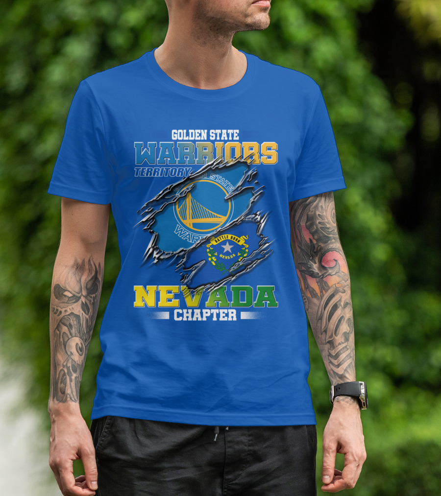 Golden State Warriors Territory Nevada Chapter Battle Born T-Shirt