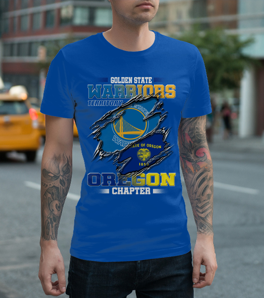 Golden State Warriors Territory State Of Oregon Chapter 1859 T-Shirt