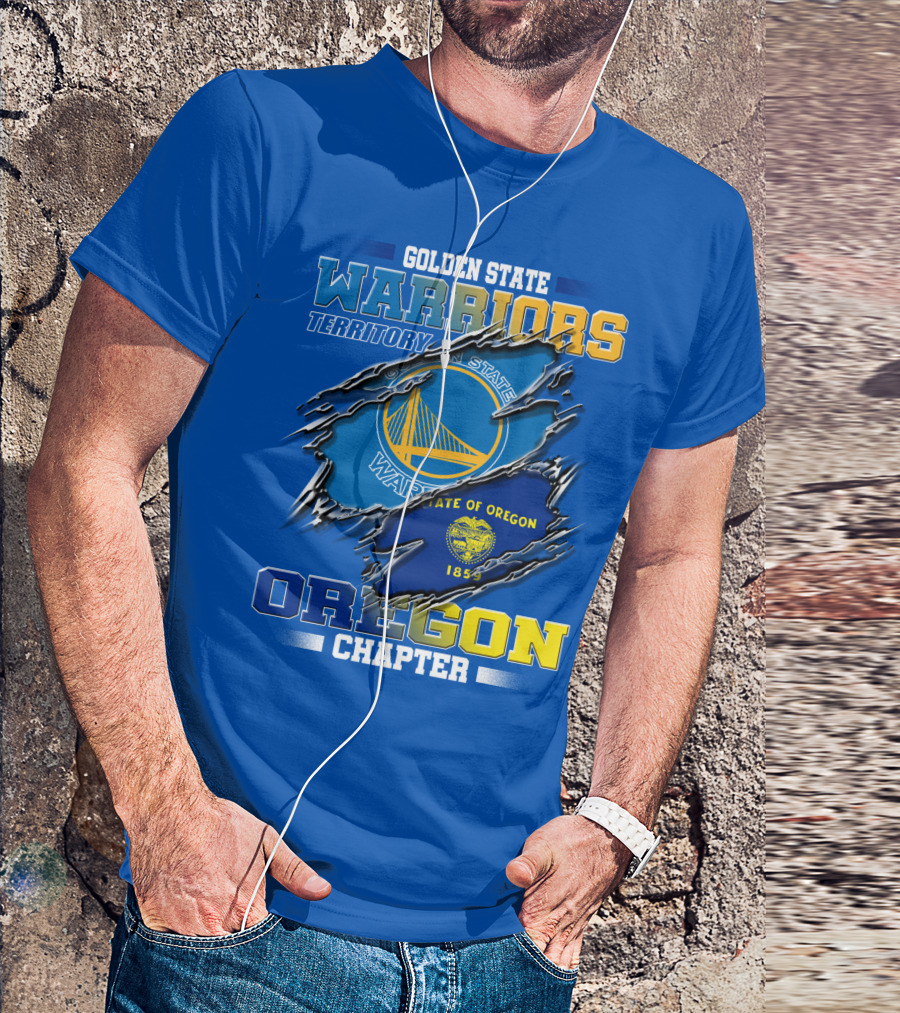 Golden State Warriors Territory State Of Oregon Chapter 1859 T-Shirt