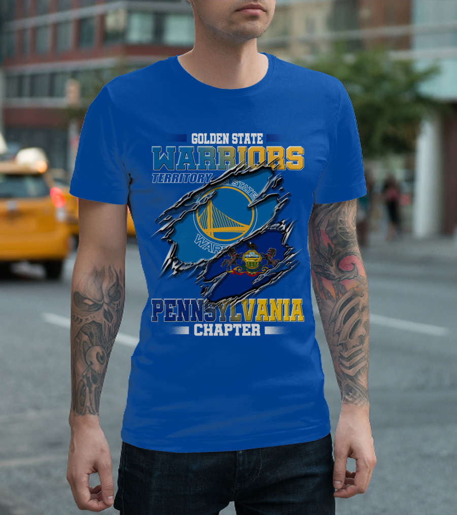 Golden State Warriors Territory Pennsylvania Chapter T-Shirt