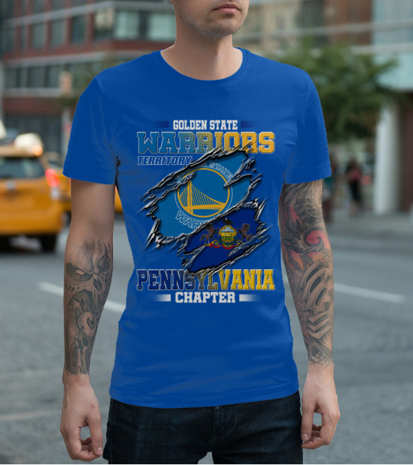 Golden State Warriors Territory Pennsylvania Chapter T-Shirt