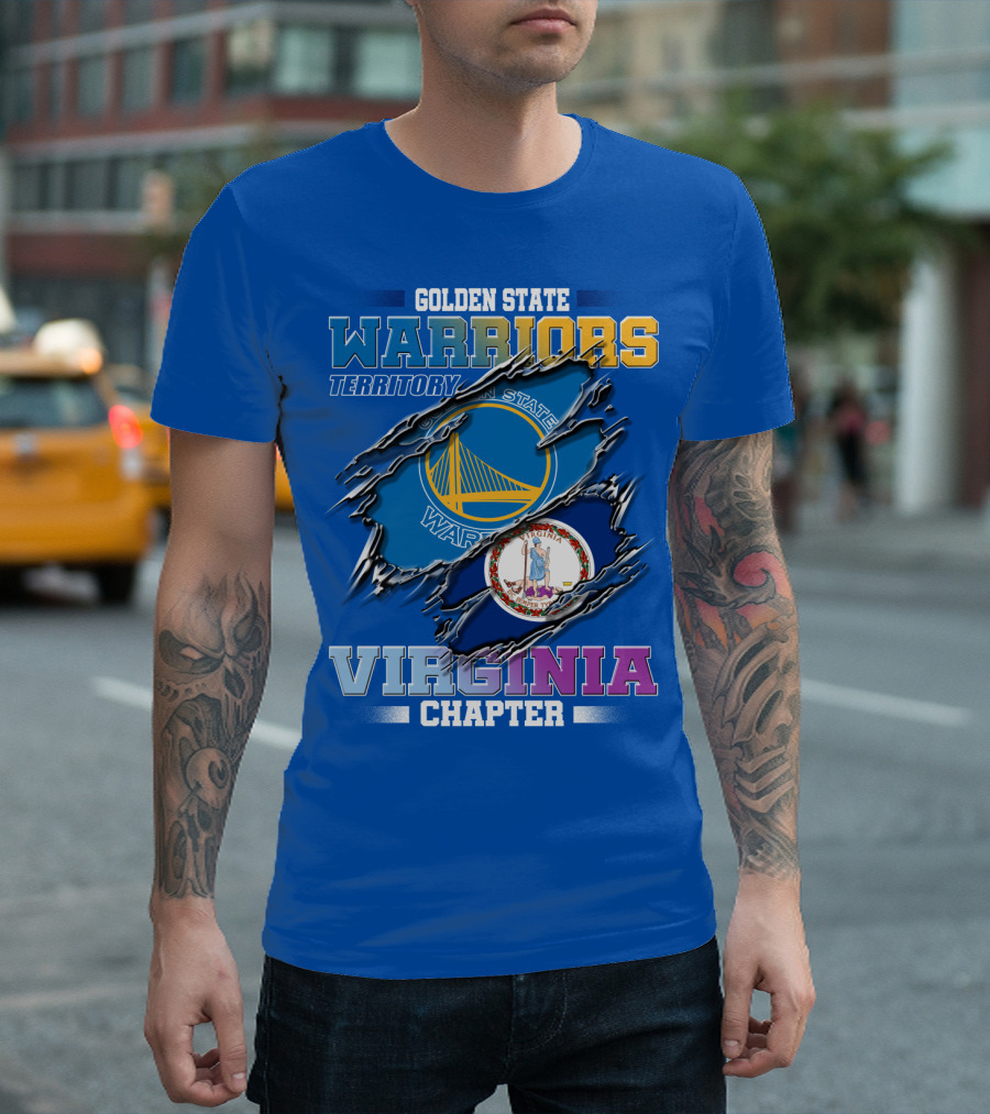 Golden State Warriors Territory Virginia Chapter T-Shirt