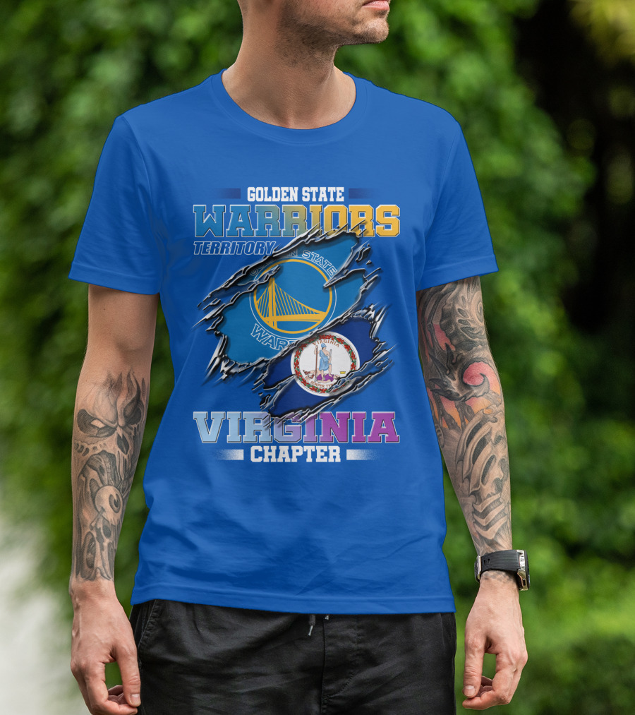 Golden State Warriors Territory Virginia Chapter T-Shirt
