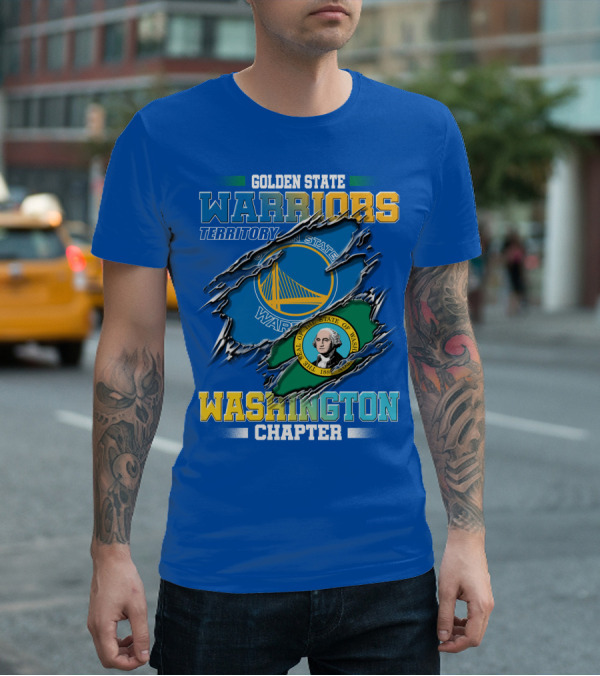 Golden State Warriors Territory Washington Chapter T-Shirt