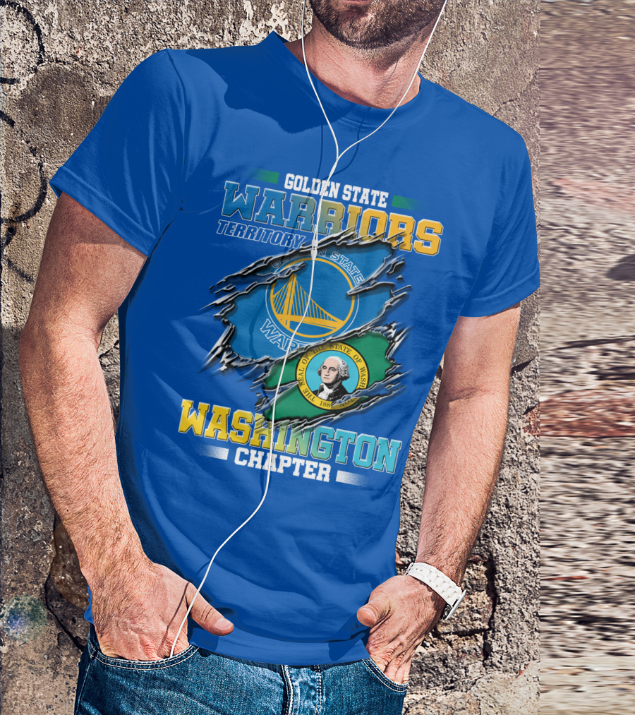 Golden State Warriors Territory Washington Chapter T-Shirt