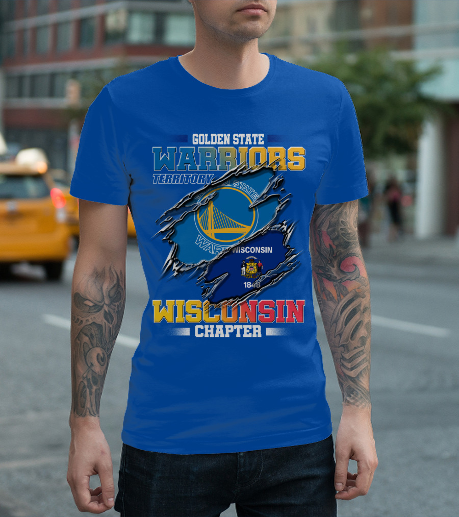 Golden State Warriors Territory Wisconsin Chapter T-Shirt
