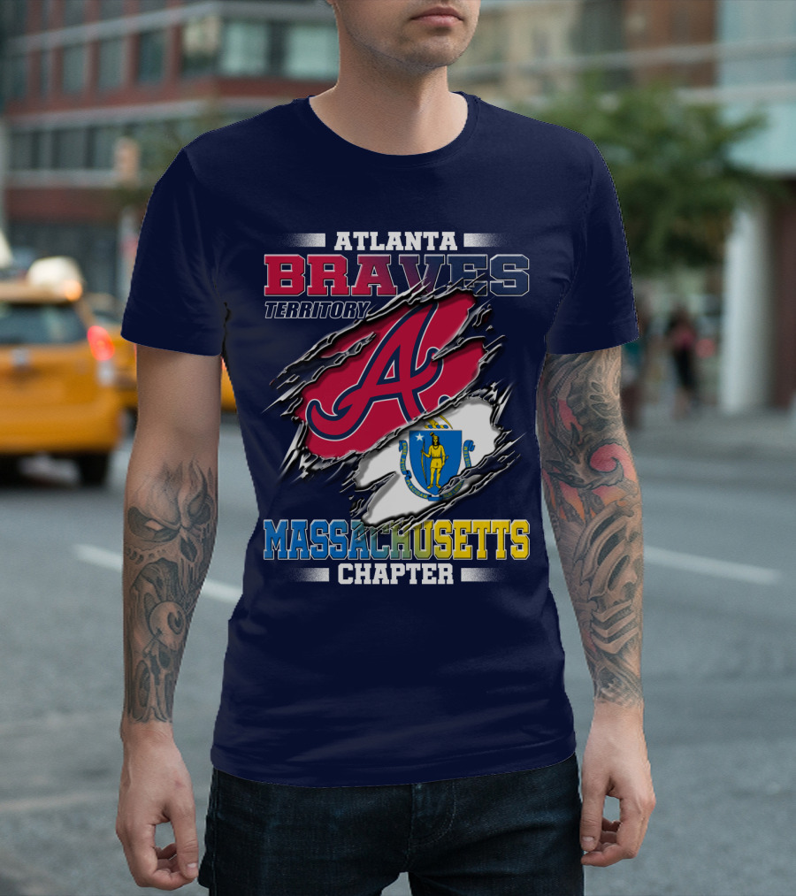 Atlanta Braves Territory Massachusetts Chapter T-Shirt