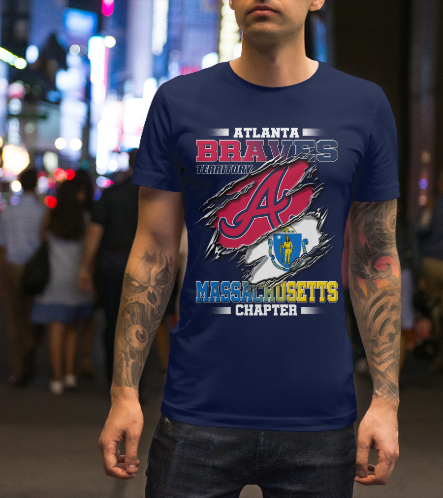 Atlanta Braves Territory Massachusetts Chapter T-Shirt