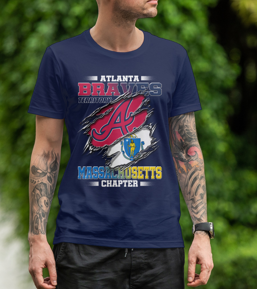 Atlanta Braves Territory Massachusetts Chapter T-Shirt