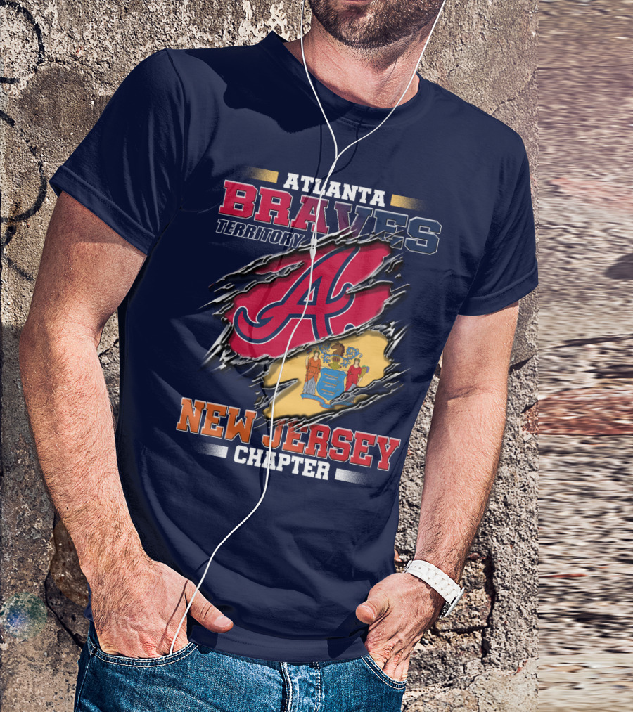 Atlanta Braves Territory New Jersey Chapter T-Shirt