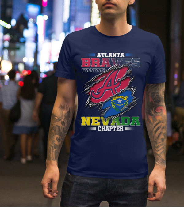 Atlanta Braves Territory Nevada Chapter Battle Born T-Shirt