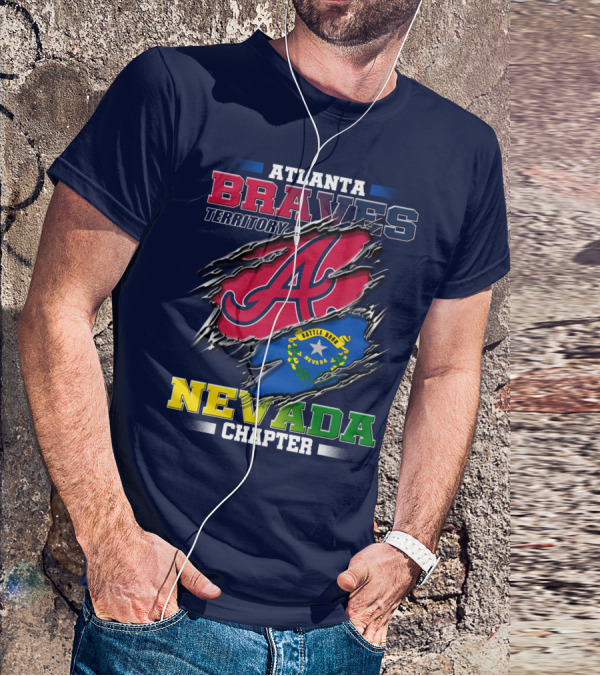 Atlanta Braves Territory Nevada Chapter Battle Born T-Shirt