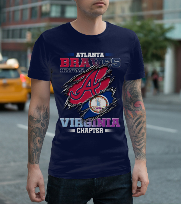 Atlanta Braves Territory Virginia Chapter T-Shirt