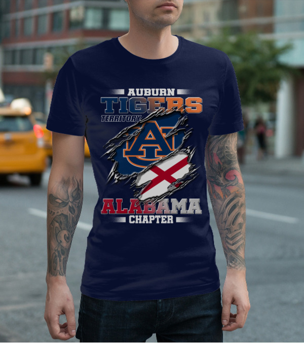 Auburn Tigers Territory Alabama Chapter T-Shirt