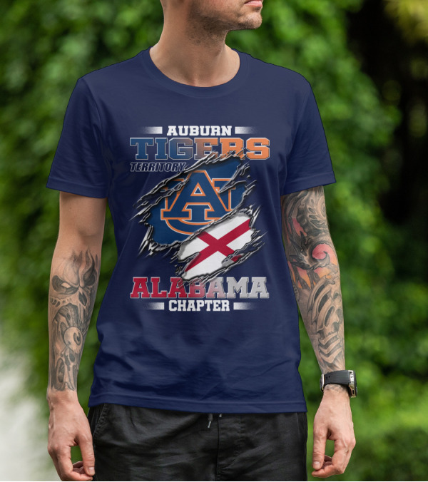 Auburn Tigers Territory Alabama Chapter T-Shirt