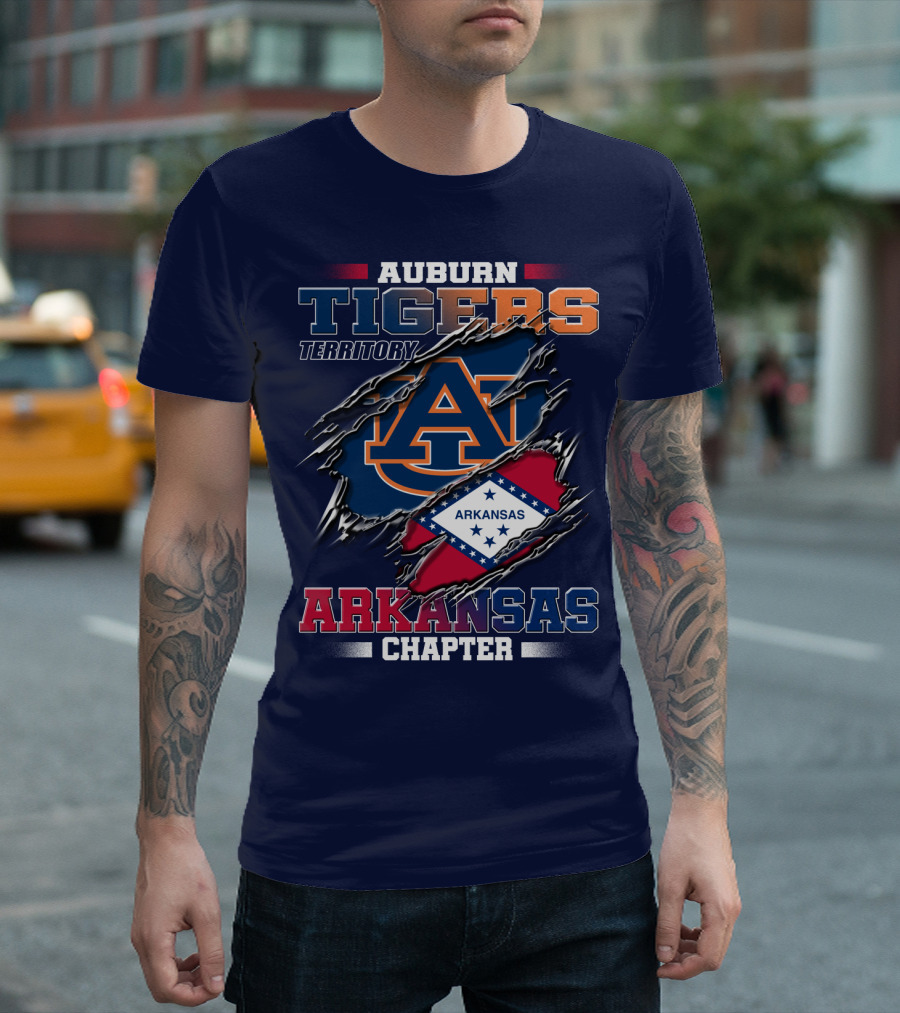 Auburn Tigers Territory Arkansas Chapter T-Shirt