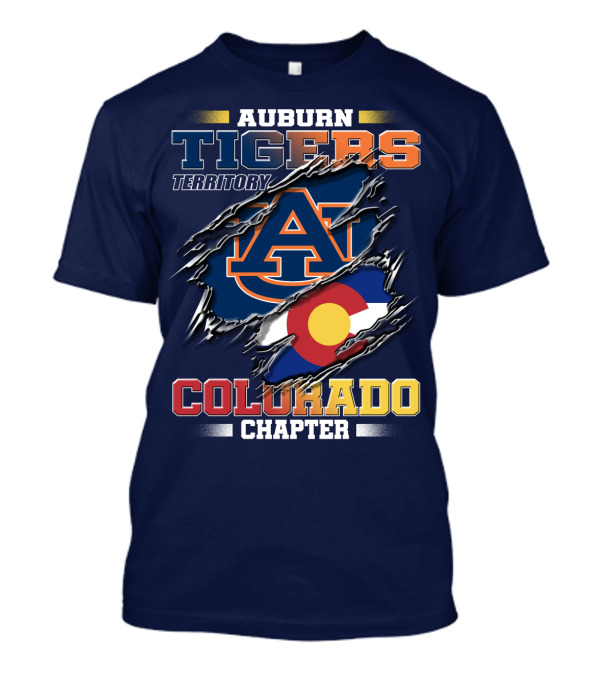 Auburn Tigers Territory Colorado Chapter T-Shirt