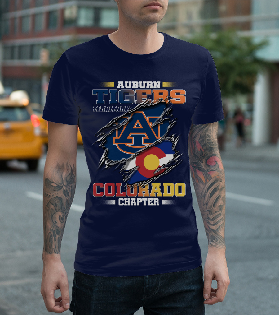 Auburn Tigers Territory Colorado Chapter T-Shirt