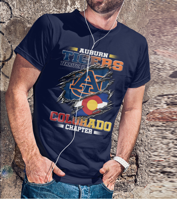 Auburn Tigers Territory Colorado Chapter T-Shirt