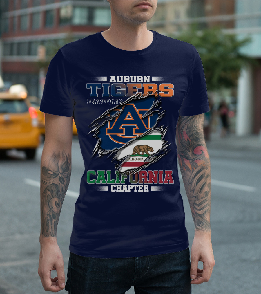 Auburn Tigers Territory California Chapter T-Shirt