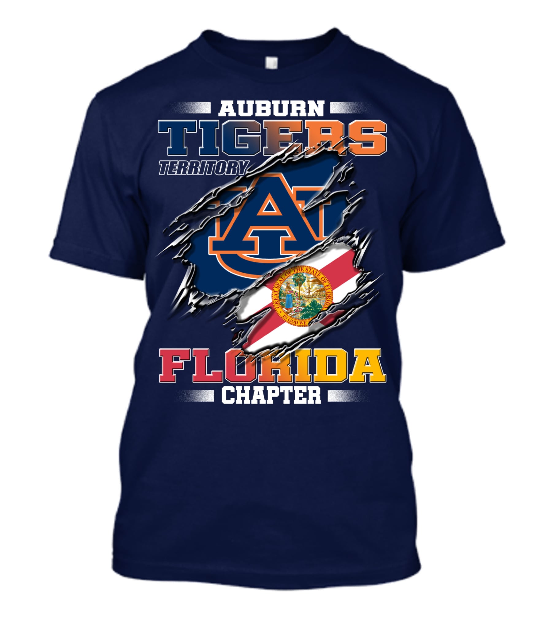 Auburn Tigers Territory Florida Chapter T-Shirt