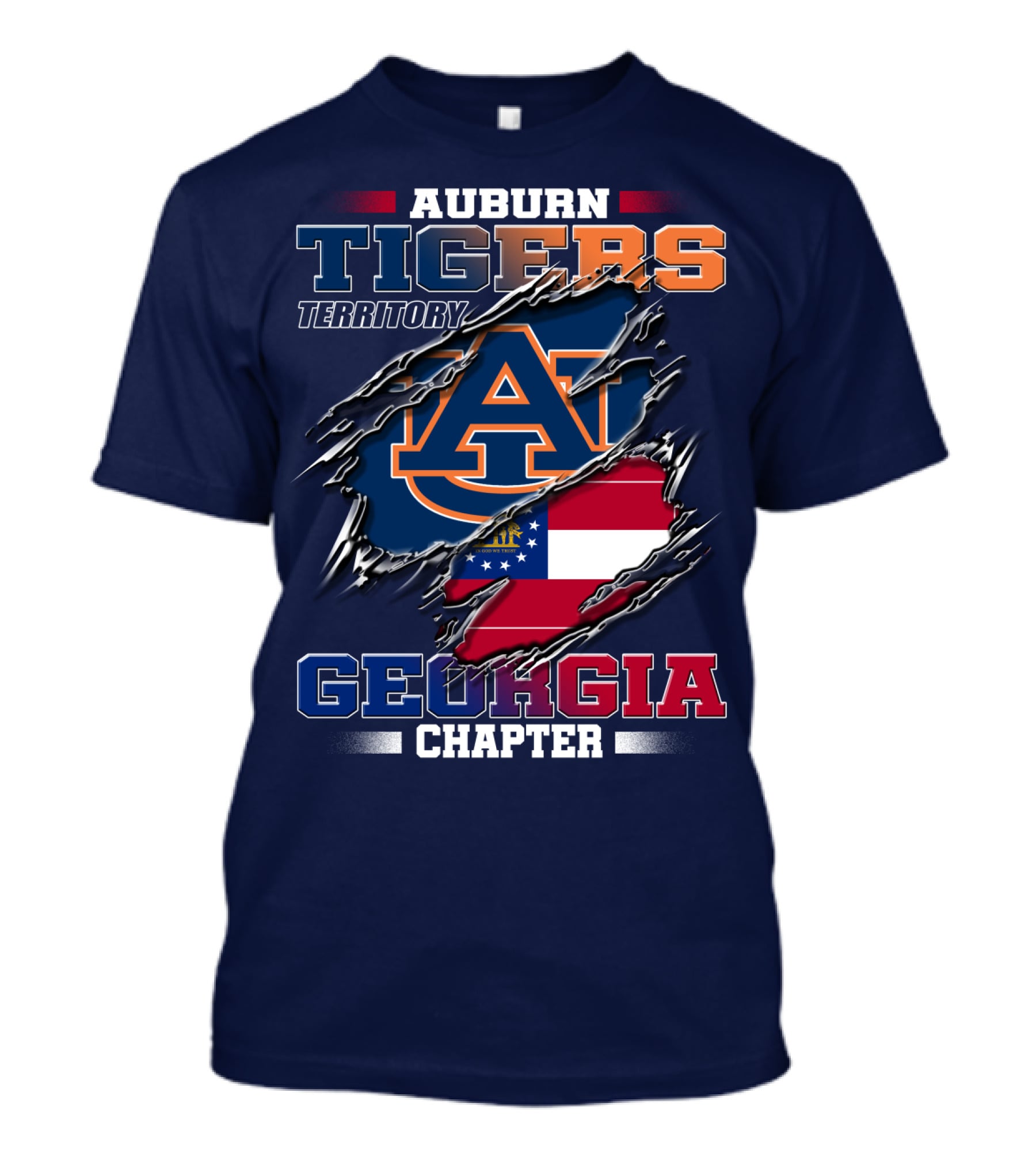 Auburn Tigers Territory Georgia Chapter T-Shirt