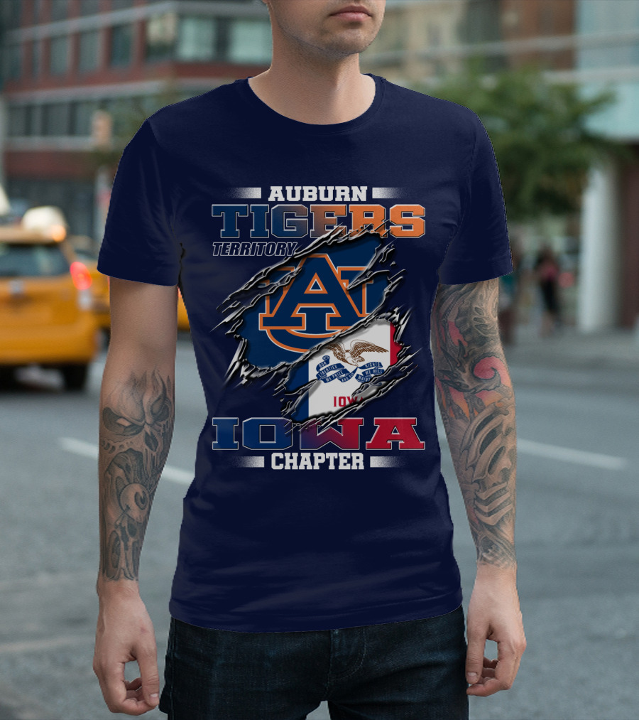Auburn Tigers Territory Iowa Chapter T-Shirt