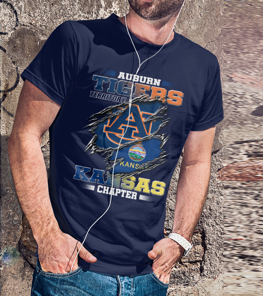 Auburn Tigers Territory Kansas Chapter T-Shirt