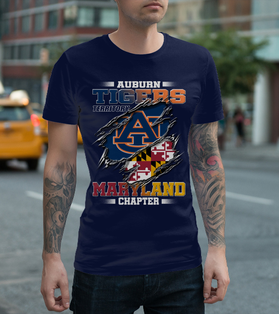Auburn Tigers Territory Maryland Chapter T-Shirt