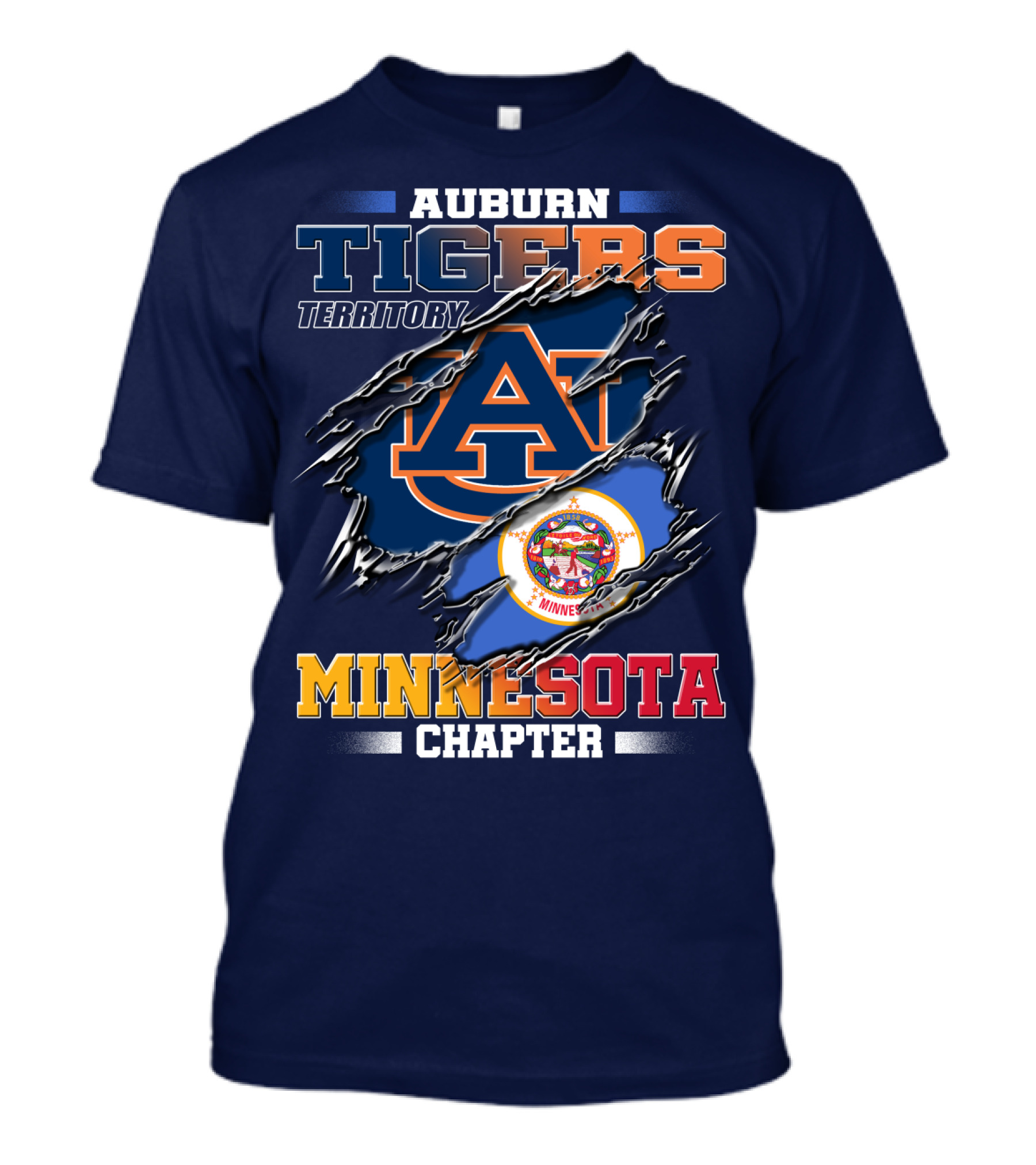 Auburn Tigers Territory Minnesota Chapter T-Shirt