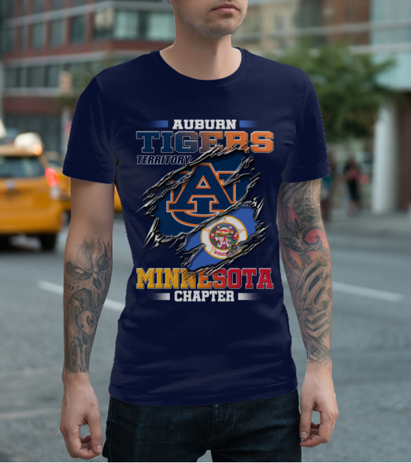 Auburn Tigers Territory Minnesota Chapter T-Shirt