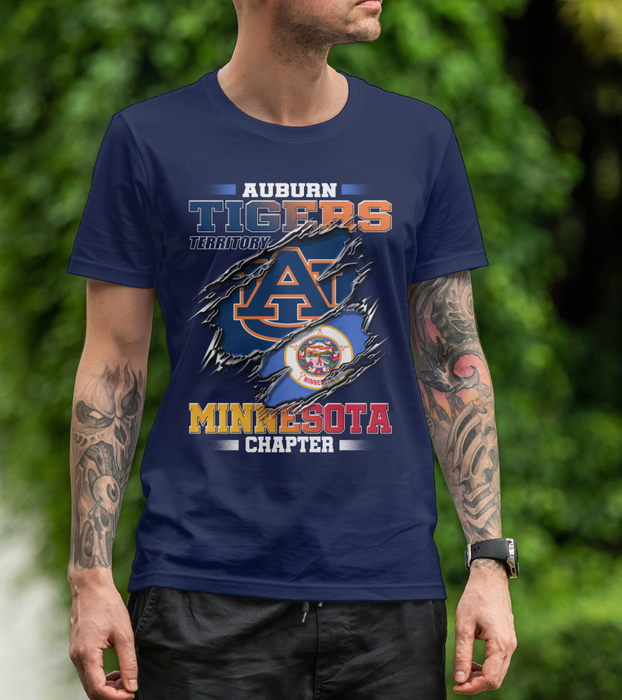 Auburn Tigers Territory Minnesota Chapter T-Shirt
