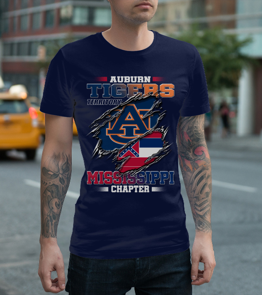 Auburn Tigers Territory Mississippi Chapter T-Shirt