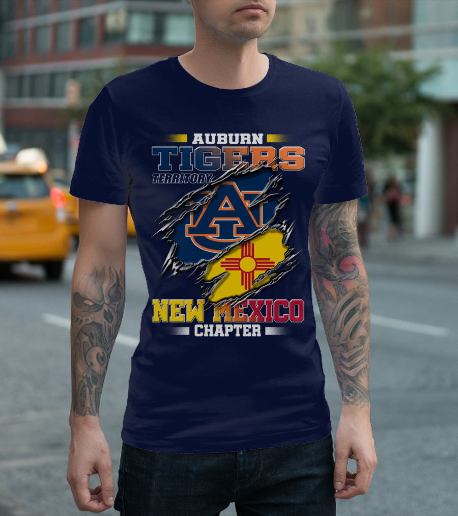 Auburn Tigers Territory New Mexico Chapter T-Shirt