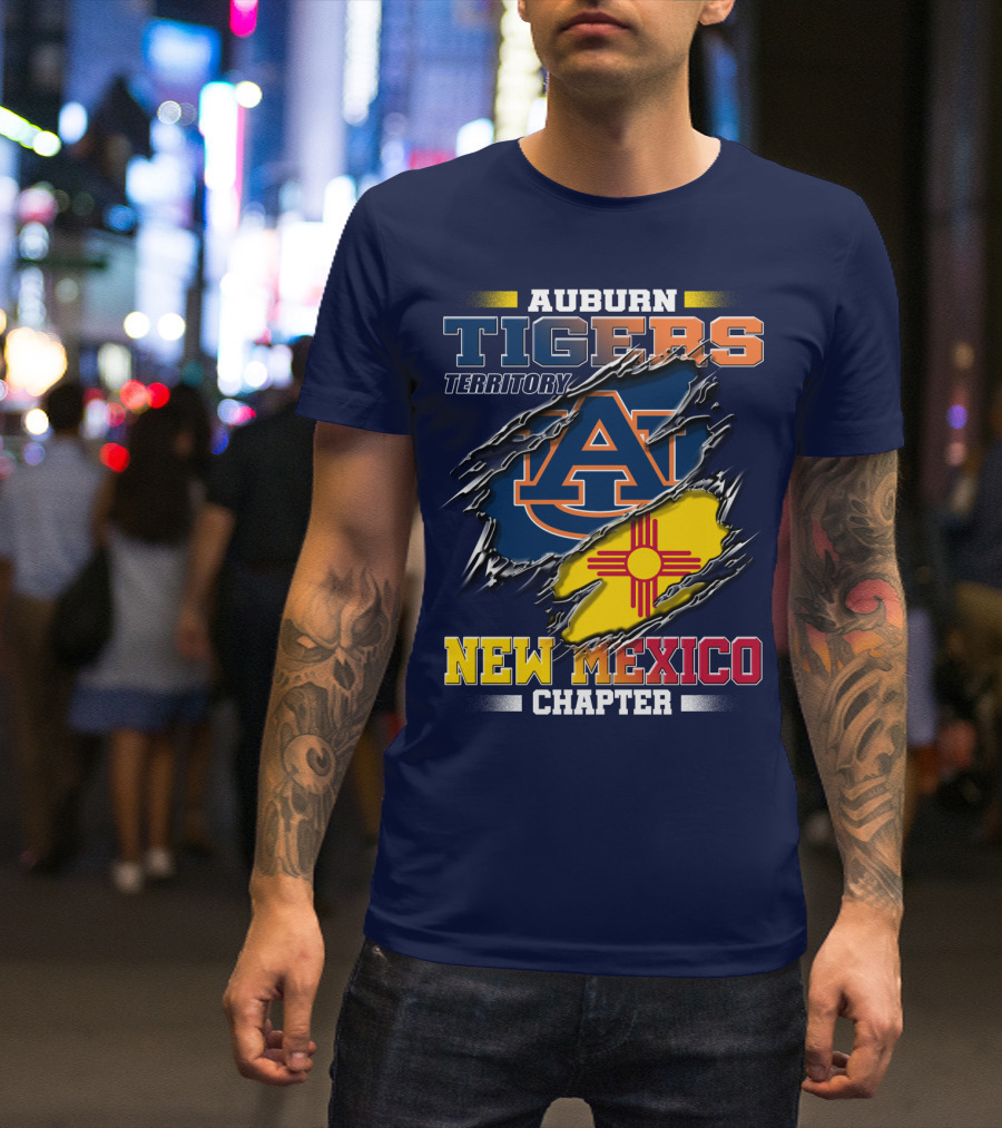Auburn Tigers Territory New Mexico Chapter T-Shirt