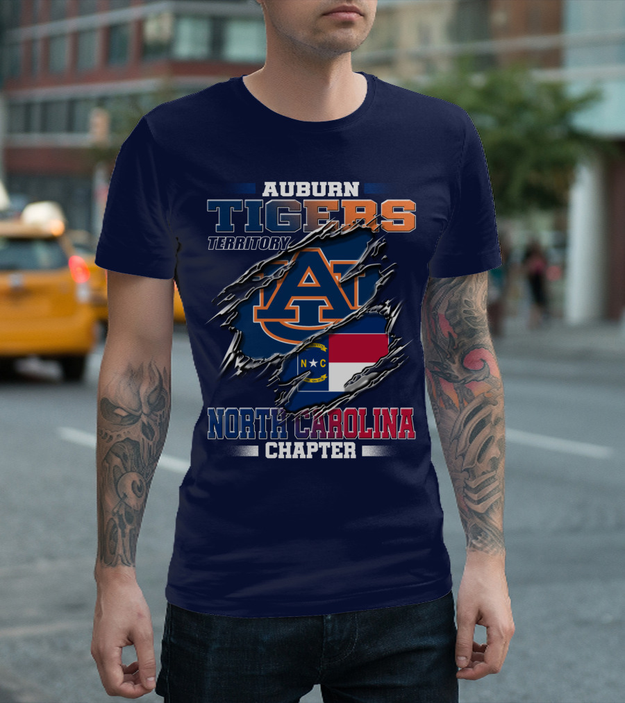 Auburn Tigers Territory North Carolina Chapter T-Shirt