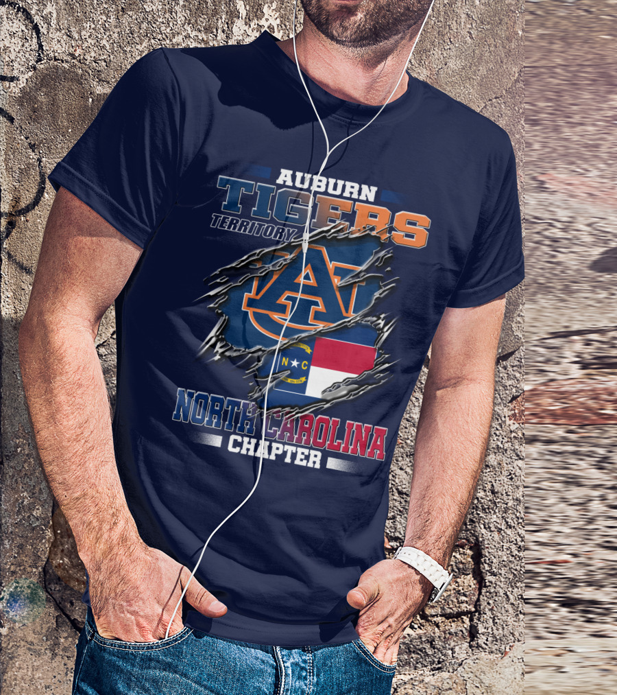 Auburn Tigers Territory North Carolina Chapter T-Shirt