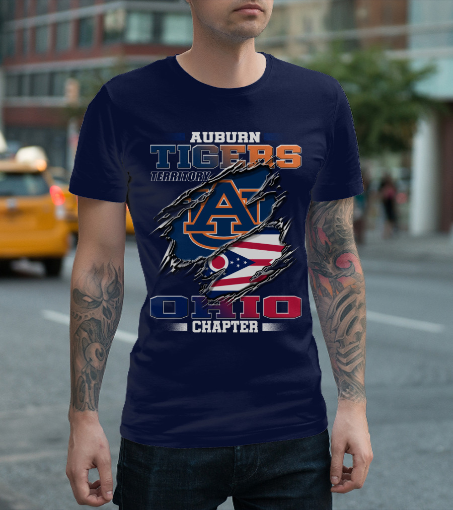 Auburn Tigers Territory Ohio Chapter T-Shirt